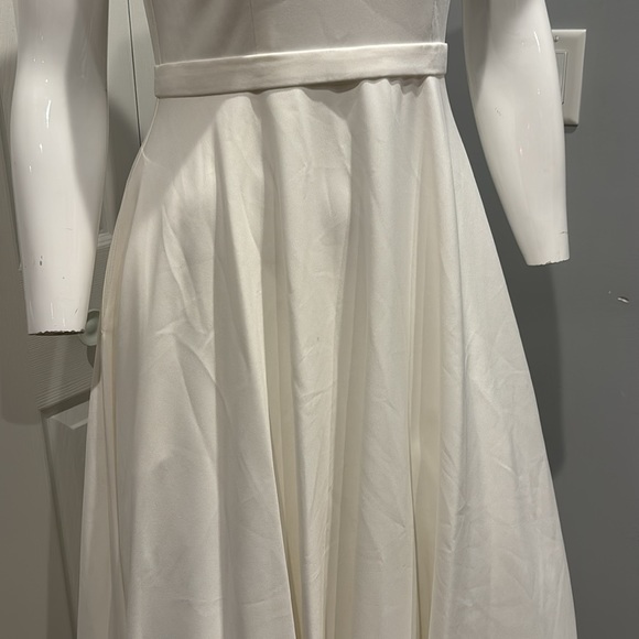 NWOT Ieena for Mac Duggal white gown - Picture 6 of 14